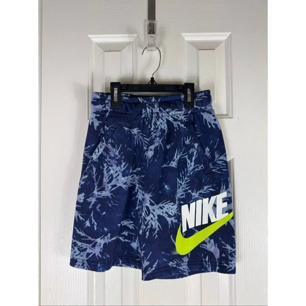 Nike Boys Sportswear Tie-Dye Printed Shorts Size M 10/12